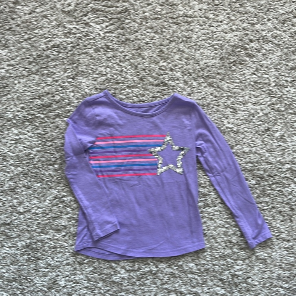 Children’s Place girls long sleeve t-shirt bundle. Size XS(4) - Picture 6 of 7